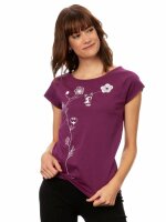 T-Shirt Schaukelmädchen Cap Sleeve Berry M