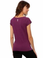 T-Shirt Schaukelmädchen Cap Sleeve Berry M