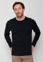 Longsleeve Basic Rough Black S