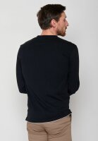 Longsleeve Basic Rough Black S