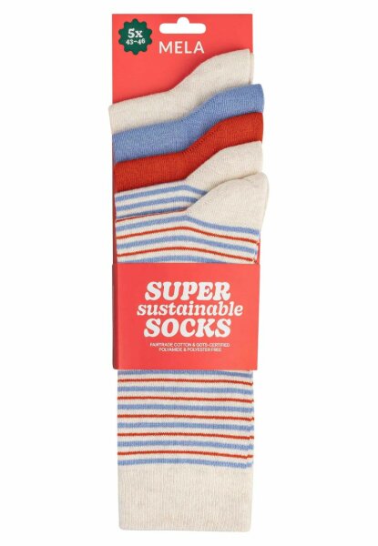 Socken Basic Socks 5er Pack Mix Sunset Stripes 35-38