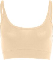 Bustier aus Baumwolle Beige XL