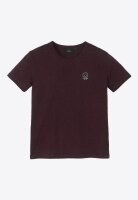 T-Shirt Bay New Smiley Dark Plum M