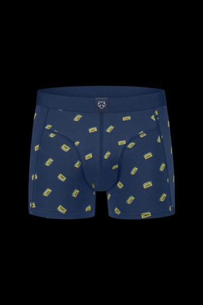 Unterhose Boxer Brief Navy Casette Tape L