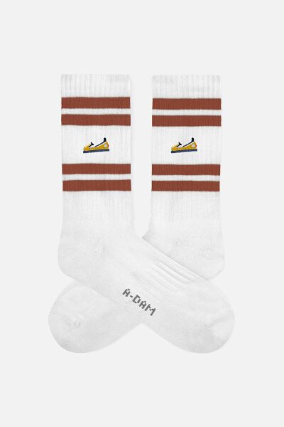 Tennissocken Burgundy Stripes Bumper