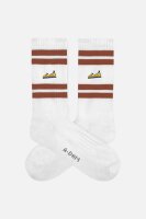 Tennissocken Burgundy Stripes Bumper 36-40