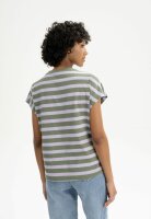 T-Shirt Madhu Stripes Thymian/Krokus gestreift M