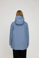 Natural Rain Jacket Organic Cotton Blue Stone XS