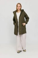 Natural Rain Parka Organic Cotton Olive M