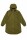 Natural Rain Parka Organic Cotton Olive M