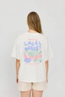 T-Shirt Back Print T Organic Cotton Offwhite/Market Print S