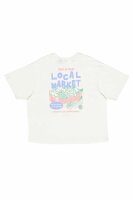 T-Shirt Back Print T Organic Cotton Offwhite/Market Print S