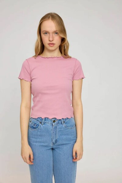 Ribbed T-Shirt Organic Cotton